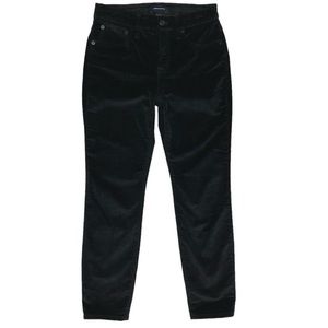 Womens J. Crew  Velvet Jeans  HIGH RISE Pants Sz 26P Black   Petite